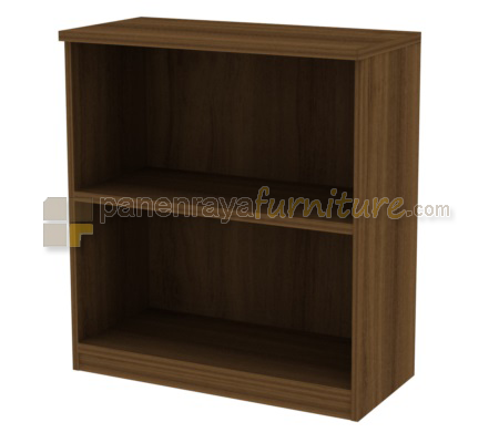 Panen Raya Rak Arsip Rendah Terbuka Expo DLC 00 Teak Wood 79x40x88