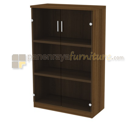 Panen Raya Furniture Lemari Arsip Expo DMC 00 Teak Wood 79x40x126