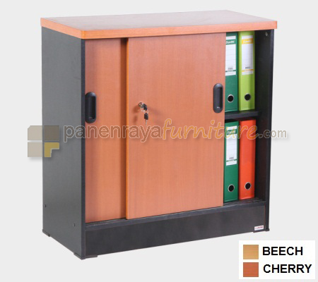 Panen Raya Furniture Lemari Arsip Lunar LRP 705 Cherry 80x40x80