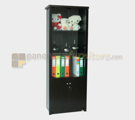 Panen Raya Furniture Lemar Arsip Kantor Lunar LBC 46 Walnut 62x38x175