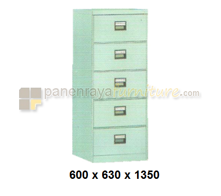 Panen Raya Furniture Card Cabinet Alba CC 5 600x630x1350 Kartu Ukuran 250x150