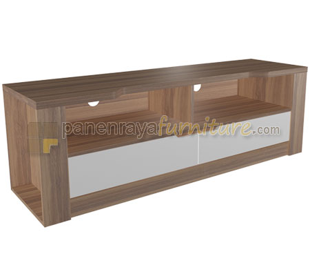 Panen Raya Furniture Meja TV Orbitrend MIAMI French Walnut 140x39x45