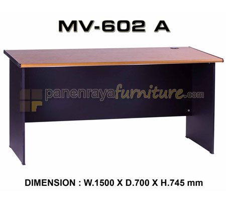 Panen Raya Furniture MEJA KANTOR VIP MV 602 A Teakwood 150x70x73 cm