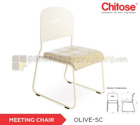 Panen Raya KURSI KANTOR CHITOSE OLIVE SC CHROME dan PAINT