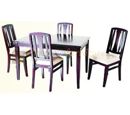 Panen Raya Furniture Meja Makan 4 Kursi Starmax Danella