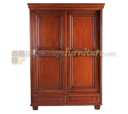 Panen Raya Furniture LEMARI PAKAIAN 2P SLIDING BATHILDA STARMAX
