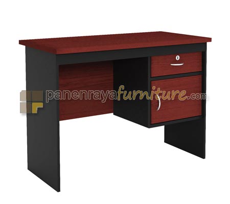 Panen Raya Furniture Meja Kantor Expo MT 1050 Mahogani 100x50x75