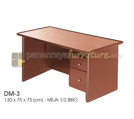 Panen Raya Furniture MEJA KANTOR INDACHI DM 3 Brown 130x75