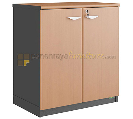 Panen Raya Furniture Lemari Arsip Euro DLC 8183 Cherry Black 80x40x87