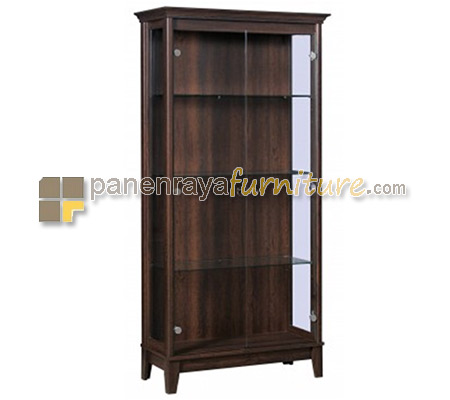 Panen Raya Furniture LEMARI HIAS TOPIX LH 869 WALNUT