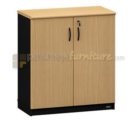 Panen Raya Furniture Lemari Arsip Euro RLC 8183 Beech Black 80x40x87