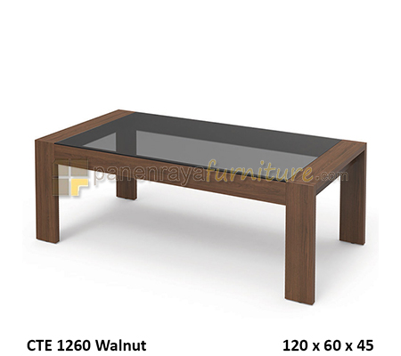 Panen Raya MEJA TAMU MODERA CTE 1260 WALNUT 120x60x45