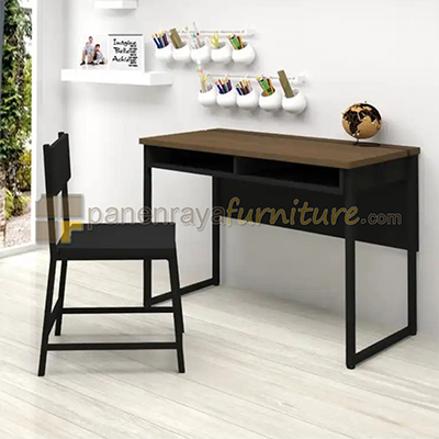 Panen Raya Furniture Meja Belajar Expo MSD 5143 Brown Streak - Black 100x50x75