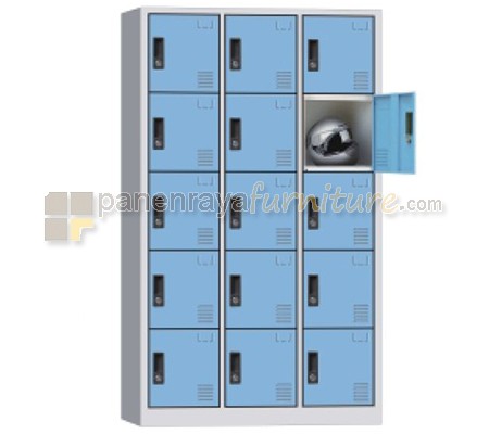 Panen Raya Locker Besi Modera ML 8815 B Blue Grey 105x40x185