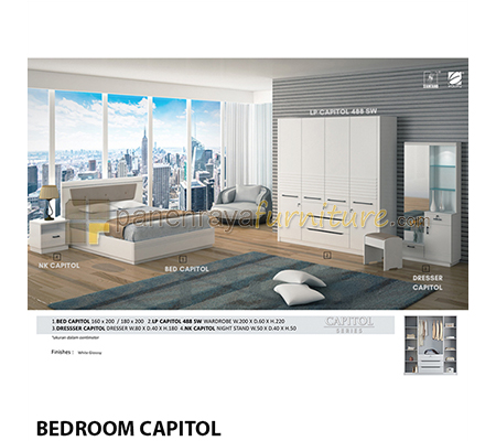Panen Raya Furniture Bed Room Set Siantano Capitol (4) 180