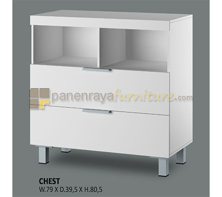 Panen Raya Furniture Meja TV Siantano CH Madrid 80 Putih 80X40X80