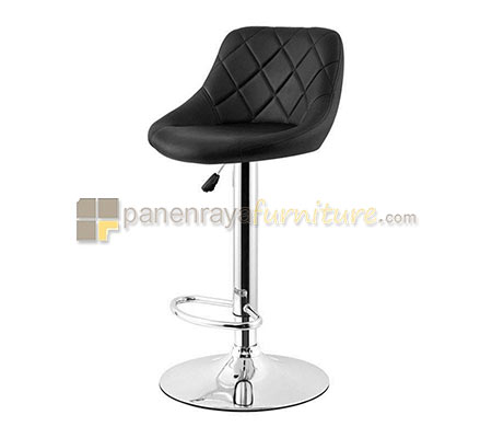 Panen Raya Furniture KURSI BAR TINGGI ZEUS 821 (HITAM)