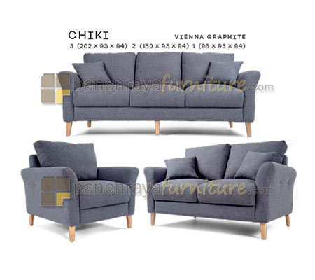 Panen Raya Furniture Morres Sofa 321 Chiki