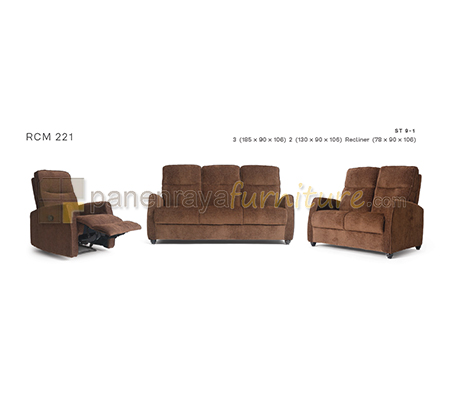 Panen Raya Morres Sofa 32 1 Recliner RCM 221RC