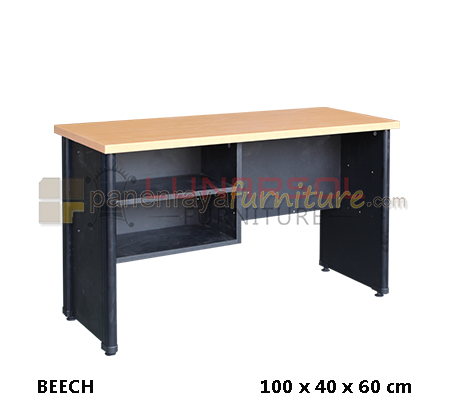 Panen Raya Furniture Meja Kantor Samping Lunar LMK 100 Beech 100x40x60