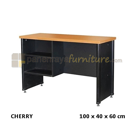 Panen Raya Furniture Meja Kantor Samping Lunar LMK 100 Cherry 100x40x60