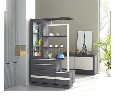 Panen Raya Furniture Devider Siantano DV 001 Walnut 120x40x190