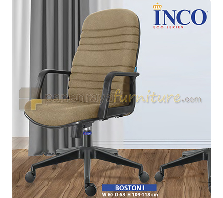 Panen Raya Furniture Kursi Kantor Indachi Inco Boston I PU Armrest