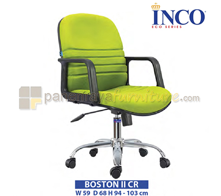 Panen Raya Kursi Kantor Indachi Inco Boston II CR PU Armrest