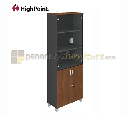 Panen Raya Furniture Lemari Arsip HighPoint Five BST 5524 European Walnut 80x39x208