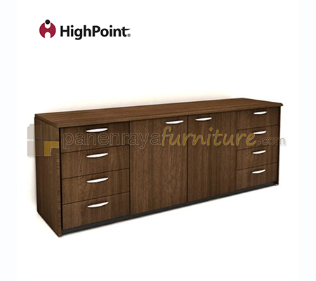 Panen Raya Credenza 4 Pintu HighPoint Classe STC 19442 Jamaican Walnut 185x47x76