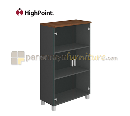 Panen Raya Lemari Arsip HighPoint Five BST 5513A European Walnut 80x39x132