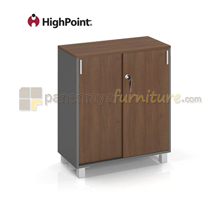 Panen Raya Furniture Lemari Arsip HighPoint Five BST 5552 European Walnut 80x39x92