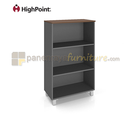 Panen Raya Furniture Rak Arsip HighPoint Five BST 5510A European Walnut 80x39x132