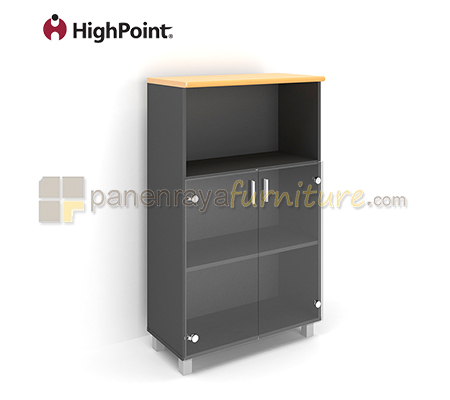Panen Raya Furniture Lemari Arsip HighPoint New One BST 563 Beech 80x39x132