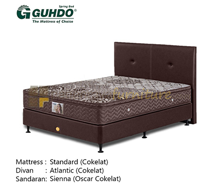 Panen Raya Guhdo Standard Plush Top Atlantik Style (Set Sienna) Full Set
