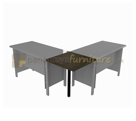 Panen Raya Furniture Joint Table Segi Orbitrend OSJ 6060 Brown 60x60