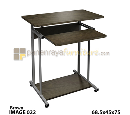 Panen Raya Furniture Meja Komputer Orbitrend Image 022 Brown 68.5x45x75