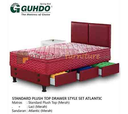 Panen Raya Guhdo Drawer Bed Standard Plush Top (Set Atlantik) Full Set