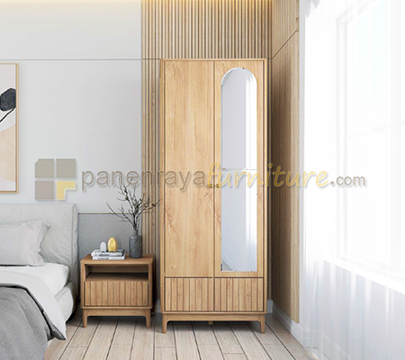 Panen Raya Lemari Pakaian Activ Monza LP 200 Wahana Teak 83x52x211