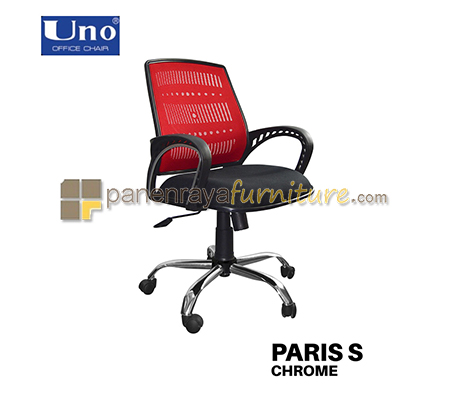 Panen Raya Furniture Kursi Kantor UNO Paris S Chrome