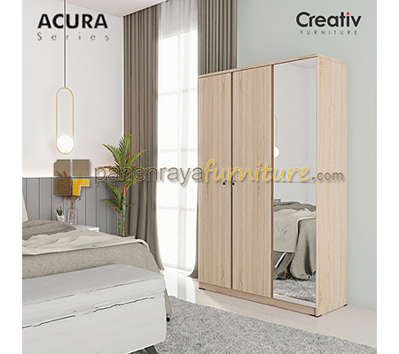 Panen Raya Lemari Pakaian Activ Acura LP 300 Sonoma Oak 121x52x201