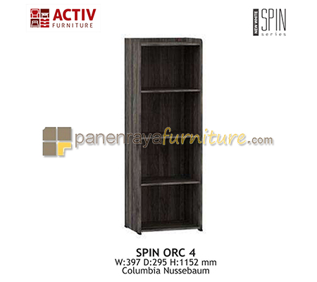 Panen Raya RAK BUKU 4 RAK ACTIV SPIN ORC 4 COLUMBIA NUSSEBAUM 40x30x116
