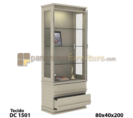 Panen Raya Furniture Lemari Pajangan Expo DC 1501 Tecido 80x40x200