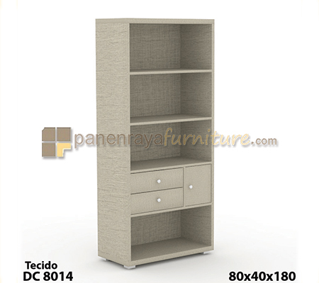 Panen Raya Furniture Lemari Pajangan Expo DC 8014 Tecido 80x40x180