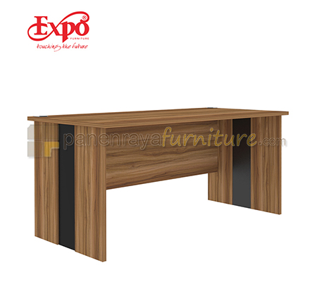 Panen Raya Furniture Meja Kantor Expo MD 1675 Teakwood 160x75x75