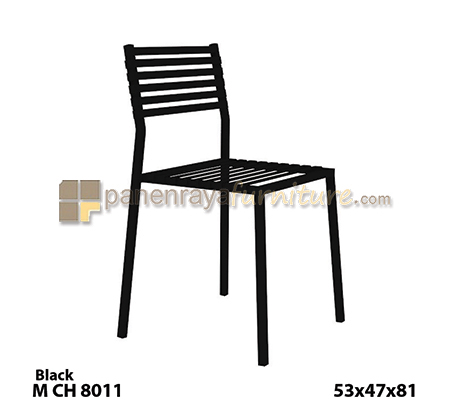 Panen Raya Furniture Kursi Makan Expo M CH 8011 Hitam 53x47x81