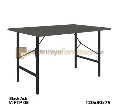 Panen Raya Meja Food Court PVC Expo M FTP 05 Black ASH 120x80x75