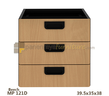 Panen Raya Furniture Laci Gantung Expo MP 121D Beech 37x35x38