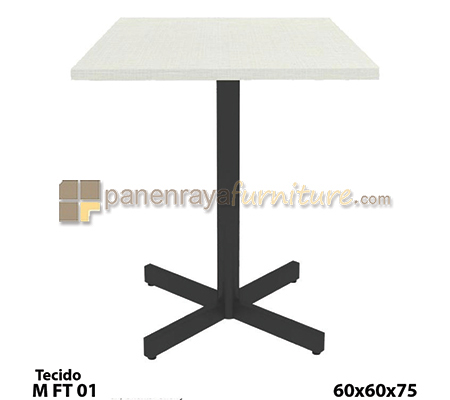 Panen Raya Furniture Meja Food Court Melamin Expo M FT 01 Tecido 60x60x75