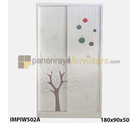 Panen Raya Furniture LEMARI PAKAIAN METAL IMPORTA IMP IWS02A